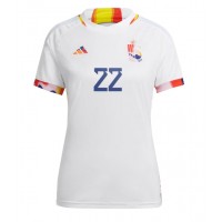 Dámy Fotbalový dres Belgie Charles De Ketelaere #22 MS 2022 Venkovní Krátký Rukáv